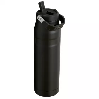 STANLEY IceFlow Bottle Flip Straw 2.0 1,06L botella térmica negra con pajita