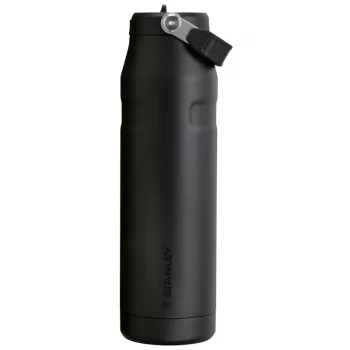 STANLEY IceFlow Bottle Flip Straw 2.0 1,06L botella térmica negra con pajita