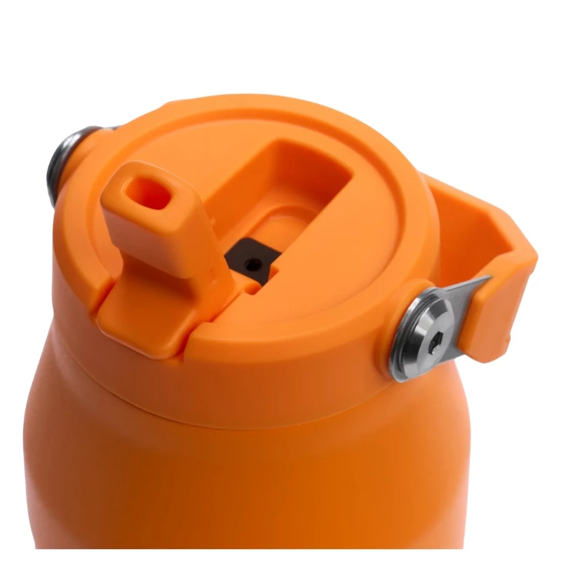 STANLEY IceFlow Bottle Flip Straw 2.0 1,06L Naranja - tapa Flip Straw antiderrames, botella térmica de acero inoxidable con doble pared y aislamiento al vacío