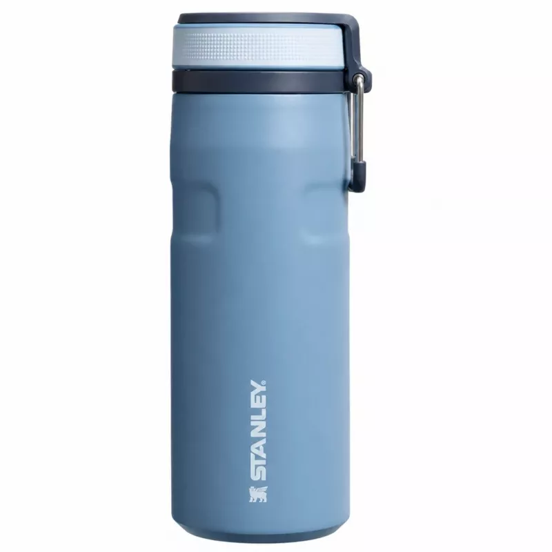 STANLEY Iceflow Botella Twist Flip 0,47L Índigo Vaso térmico