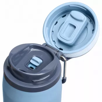 STANLEY Iceflow Botella Twist Flip 0,47L Índigo Vaso térmico