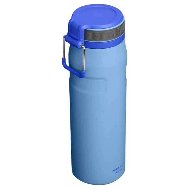 STANLEY IceFlow Bottle Twist Flip 0,71L azul claro botella de acero inoxidable isotérmica al vacío con pajita