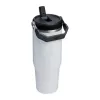 STANLEY IceFlow Flip Straw 2.0 vaso 0,89L blanco tiza