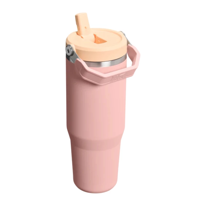 STANLEY IceFlow Flip Straw 2.0 vaso 0,89L rosa melocotón