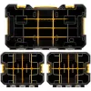 STANLEY PRO-STACK Juego de organizadores de 3 piezas Negro/Transparente