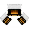 STANLEY PRO-STACK Juego de organizadores de 3 piezas Negro/Transparente