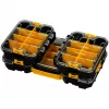 STANLEY PRO-STACK Juego de organizadores de 3 piezas Negro/Transparente