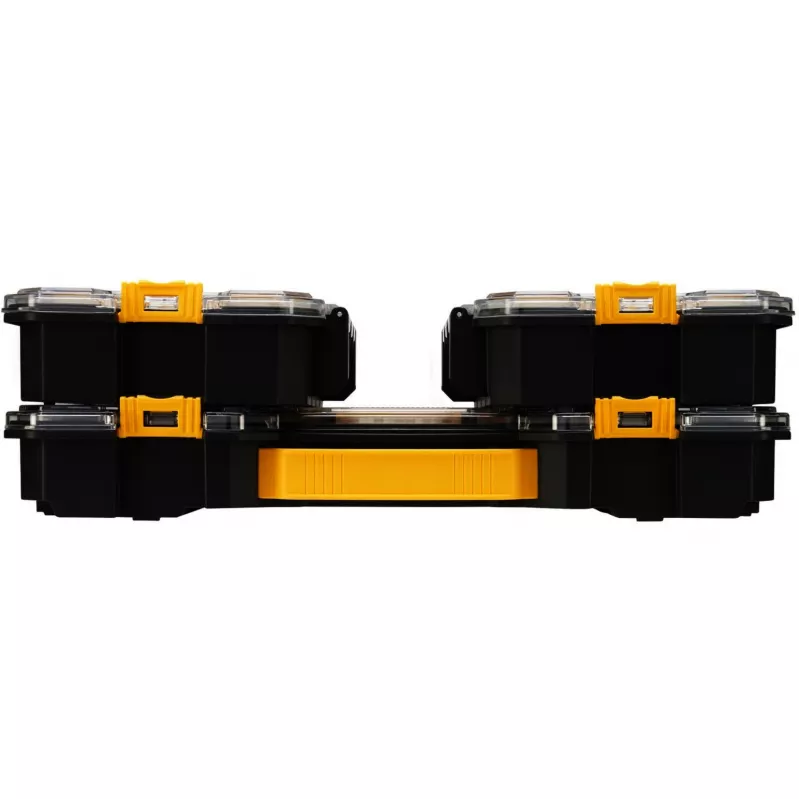 STANLEY PRO-STACK Juego de organizadores de 3 piezas Negro/Transparente