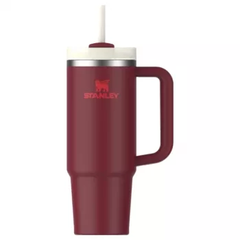 STANLEY Quencher H2.0 FlowState Tumbler 0,89L Rojo oscuro con pajita