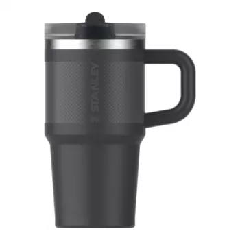 STANLEY Quencher ProTour Flip Straw Tumbler 0,59L Negro Vaso térmico con pajita