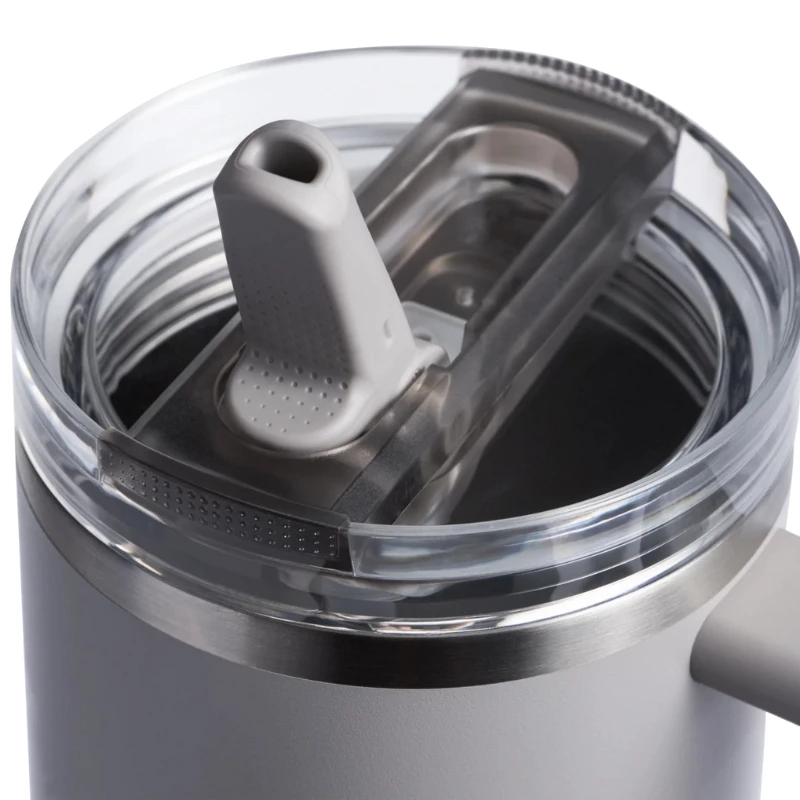 STANLEY Quencher ProTour Flip Straw botella 1,18L gris claro