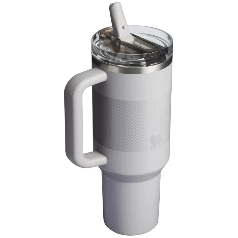 STANLEY Quencher ProTour Flip Straw botella 1,18L gris claro