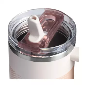 STANLEY Quencher ProTour Flip Straw Tumbler 1,18L vaso térmico rosa claro con pajita