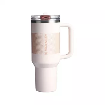 STANLEY Quencher ProTour Flip Straw Tumbler 1,18L vaso térmico rosa claro con pajita