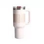 STANLEY Quencher ProTour Flip Straw Tumbler 1,18L vaso térmico rosa claro con pajita