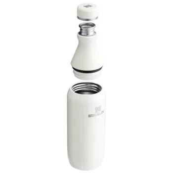 STANLEY The All Day Slim Bottle 0,35L crema brillante acero inoxidable isotérmico al vacío