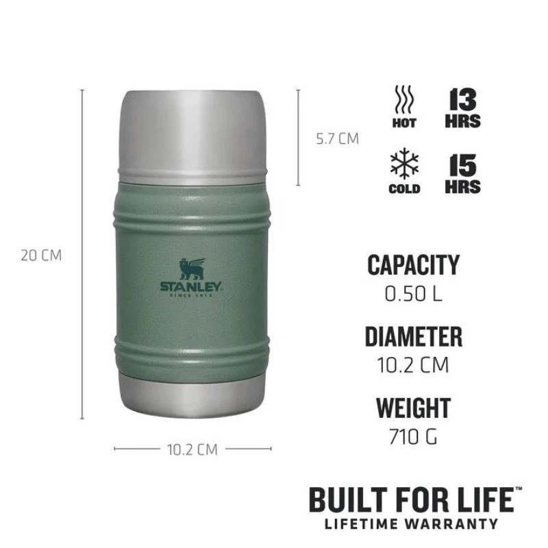 STANLEY The Artisan recipiente térmico 0,5L verde