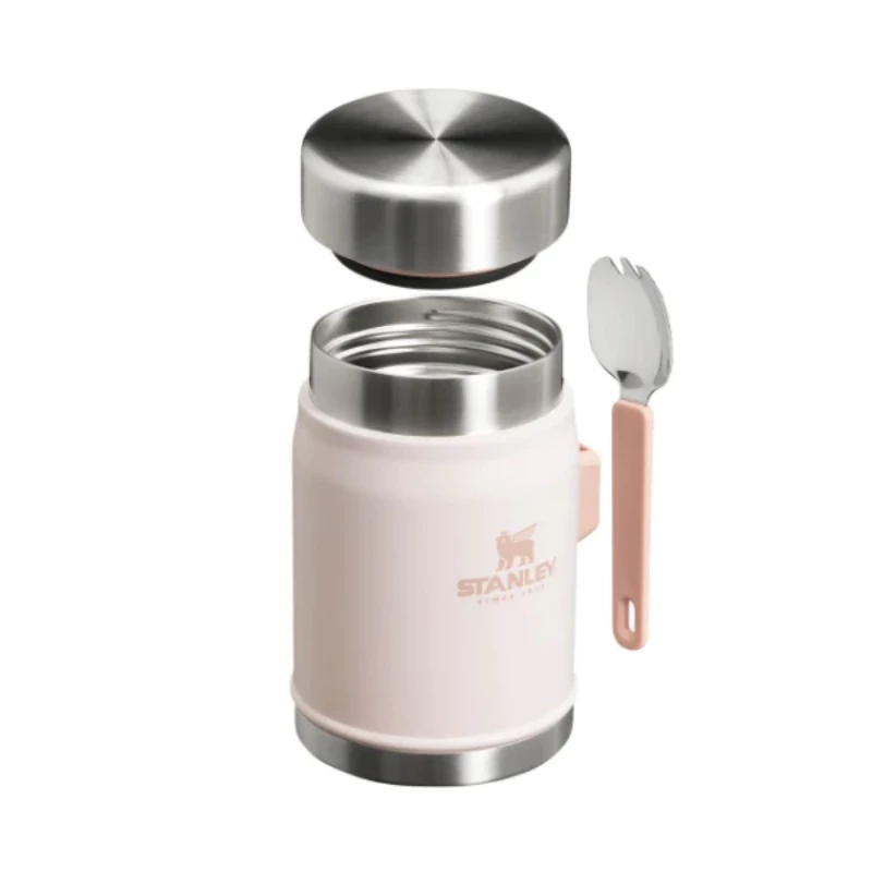 STANLEY The Legendary Food Jar + Spork 0,4L rosa claro