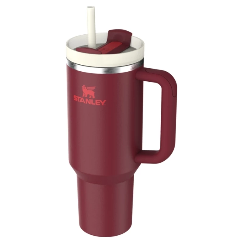 STANLEY The Quencher H2.0 FlowState Tumbler 1,18L con pajita Rojo oscuro