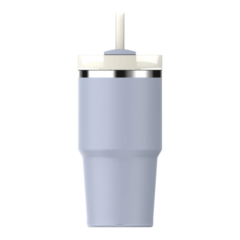 STANLEY The Quencher H2.O FlowState Tumbler 0,59L Azul claro con pajita