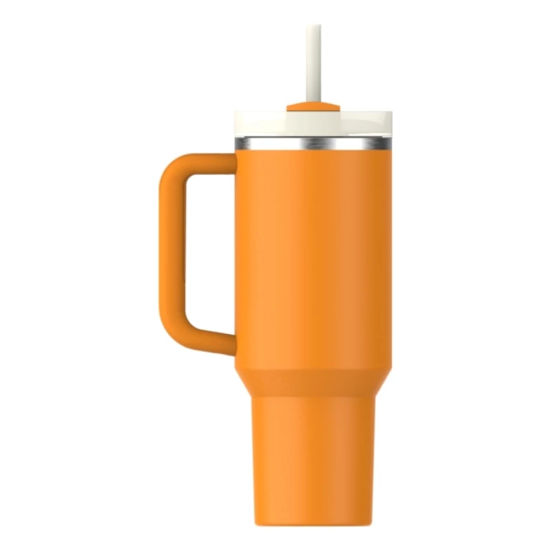 STANLEY The Quencher H2.O FlowState vaso 1,18L naranja con pajita