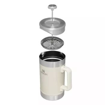 STANLEY The Stay-Hot French Press 1,4L cafetera térmica en crema brillante