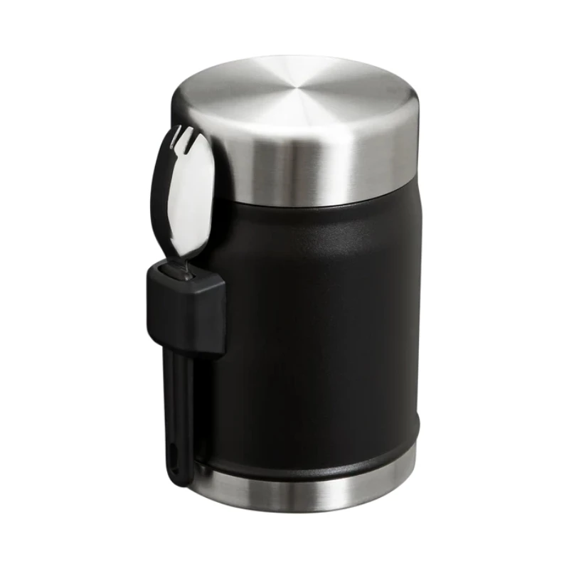 STANLEY Thermos Food The Legendary Food Jar + Spork 0,4L negro 2.0