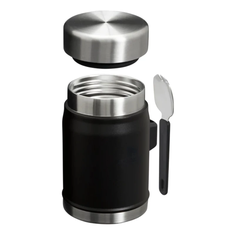 STANLEY Thermos Food The Legendary Food Jar + Spork 0,4L negro 2.0
