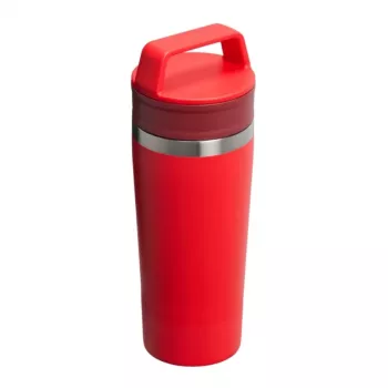 STANLEY Vaso térmico The Café-To-Go Travel Mug 0,47L Rojo oscuro