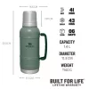 STANLEY termo The Artisan botella térmica 1,4L Forest Green