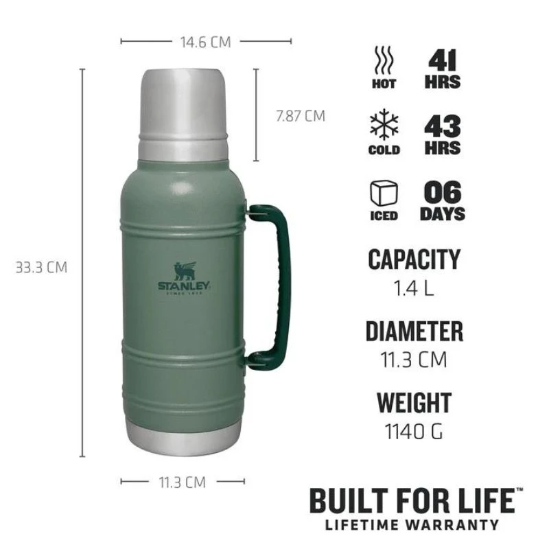 STANLEY termo The Artisan botella térmica 1,4L Forest Green