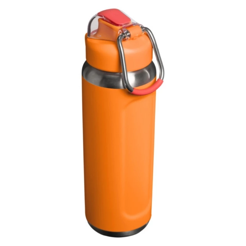 STANLEY Wellspring botella 0,71L Flame Orange con aislamiento al vacío de acero inoxidable