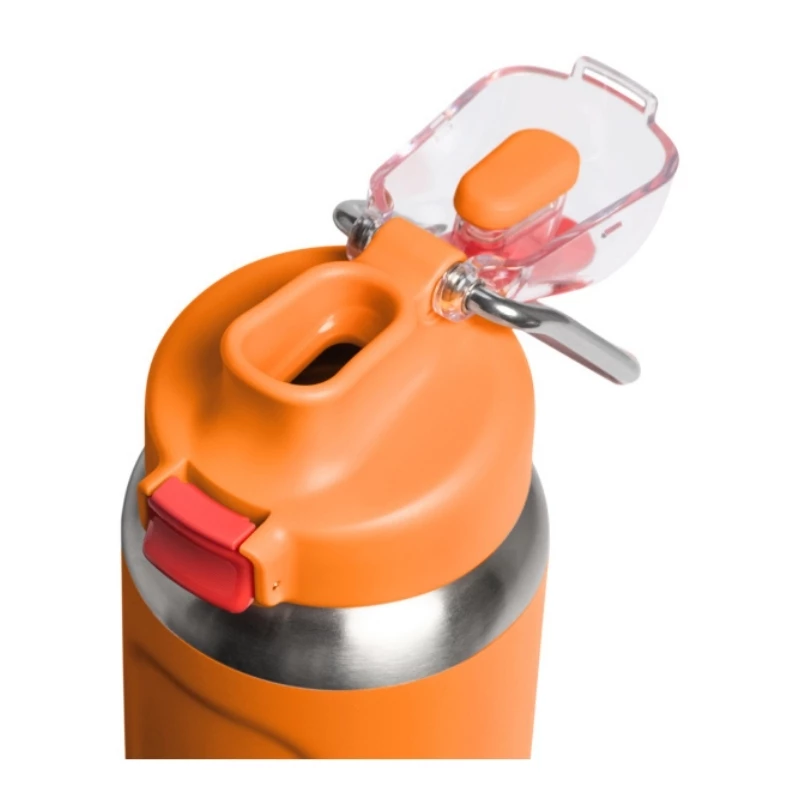 STANLEY Wellspring botella 0,71L Flame Orange con aislamiento al vacío de acero inoxidable