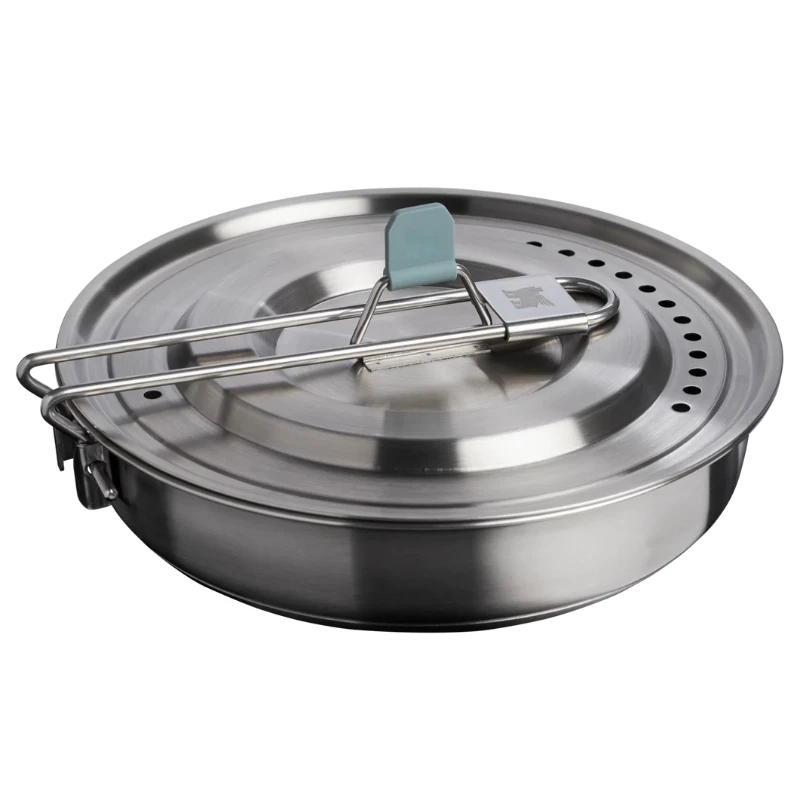 STANLEY Wildfare Core juego de sartenes 0,94L set de menaje de camping 4 piezas azul grisáceo/gris oscuro