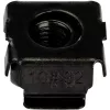 StarTech.com tuercas de jaula 10-32 para racks de servidores - pack de 50, negro, conforme TAA