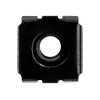 StarTech.com tuercas de jaula 10-32 para racks de servidores - pack de 50, negro, conforme TAA