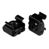 StarTech.com tuercas de jaula 10-32 para racks de servidores - pack de 50, negro, conforme TAA