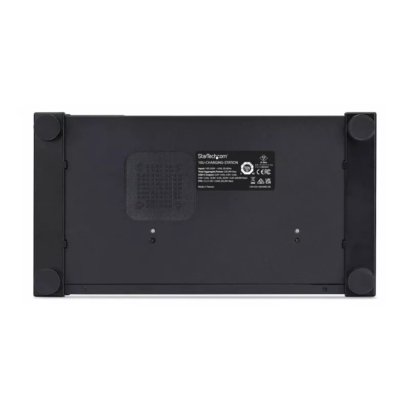 StarTech.com Estación de carga USB-C de 10 puertos - 60W por puerto, 350W total, USB PD 3.0, conforme TAA, sobremesa 10E-CHARGING-STATION