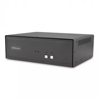 StarTech.com CK4-HP202C Conmutador KVM seguro de 2 puertos para dos monitores, HDMI/DisplayPort, 4K 60Hz, NIAP 4.0
