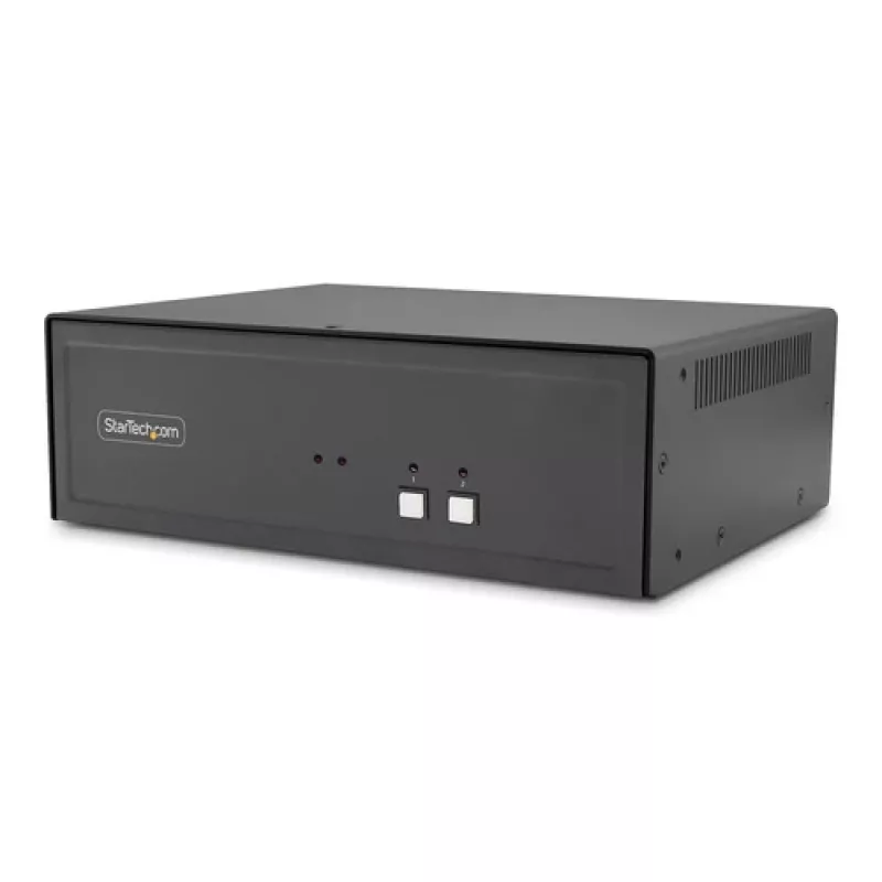 StarTech.com CK4-HP202C Conmutador KVM seguro de 2 puertos para dos monitores, HDMI/DisplayPort, 4K 60Hz, NIAP 4.0
