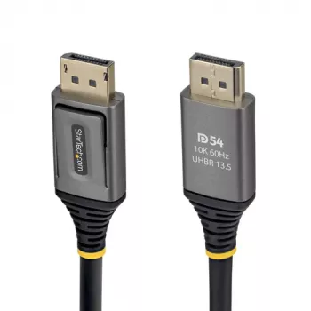 StarTech.com Cable DisplayPort 2.1 de 2 m - Certificado DP54 - Negro