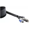 StarTech.com Funda de cables con cierre de velcro de 3 m, gestión de cables / pasacables - Pasacables de gestión de cables - Negro - 3 m