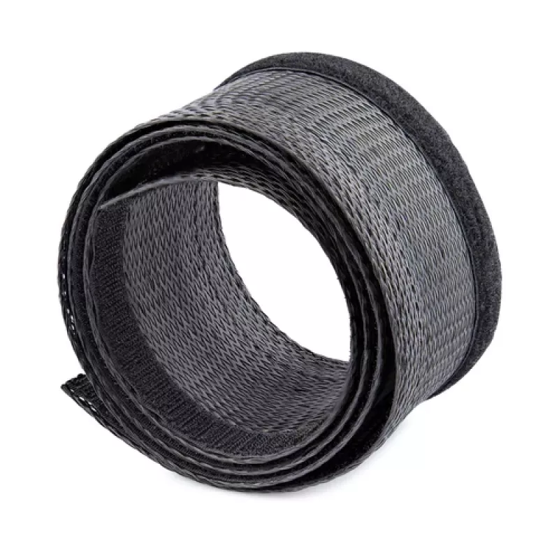 StarTech.com Funda de cables con cierre de velcro de 3 m, gestión de cables / pasacables - Pasacables de gestión de cables - Negro - 3 m