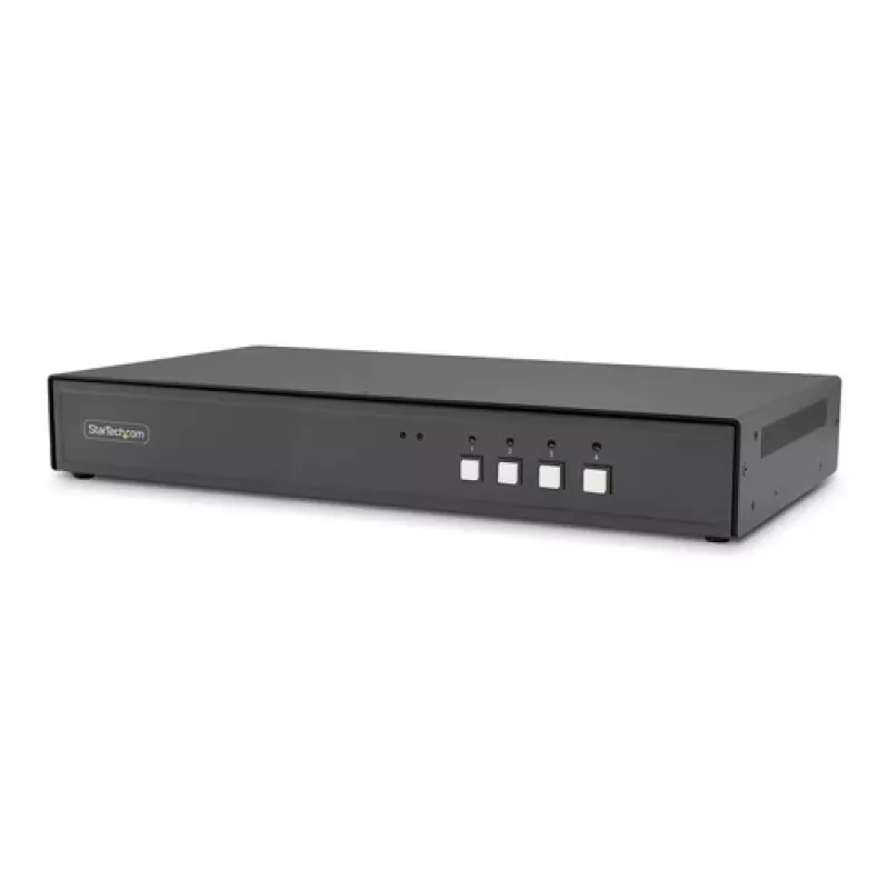 StarTech.com CK4-HP104C Conmutador KVM seguro de 4 puertos con audio y USB, TAA