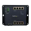 StarTech.com Switch industrial gestionado Gigabit Ethernet PoE+ de 8 puertos con 2 puertos SFP - Montaje en pared con acceso frontal