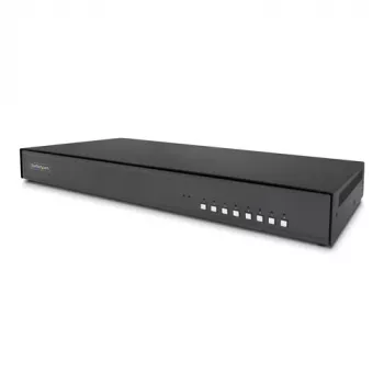 StarTech.com conmutador KVM Secure de 8 puertos con DisplayPort 4K, conforme TAA, NIAP PP4.0, doble monitor