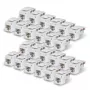 StarTech.com Cat6 Keystone Jack pack de 24, RJ45 UTP, 90 grados 110 Punch Down, blanco