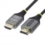 Cable HDMI Premium High Speed con Ethernet StarTech.com - 2m - 4K 60Hz - negro y plata