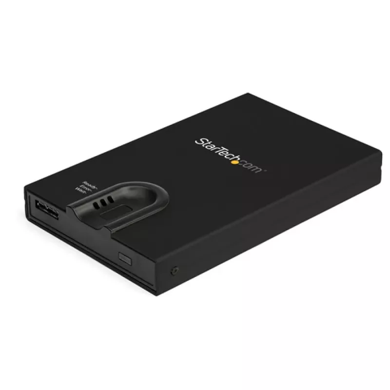 StarTech.com S251BMU3FP Carcasa externa para disco duro (cifrada, acceso por huella dactilar, USB 3.0, SATA de 2,5