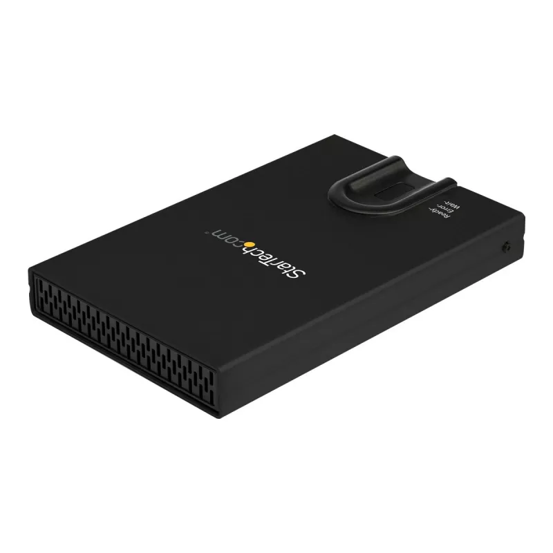 StarTech.com S251BMU3FP Carcasa externa para disco duro (cifrada, acceso por huella dactilar, USB 3.0, SATA de 2,5